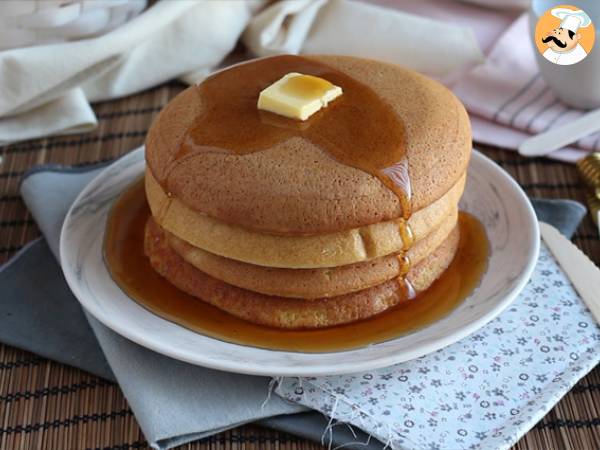 Japanilaiset pannukakut. Kuohkeat pannukakut - Valmistelu askel 5