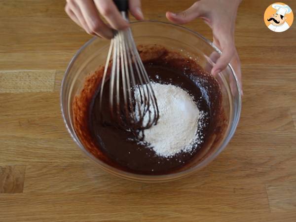 Brownie ilman voita - Valmistelu askel 3