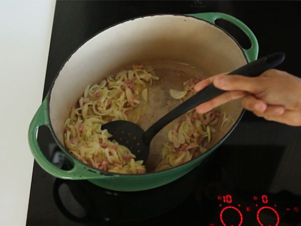 Coq au vin - Valmistelu askel 1
