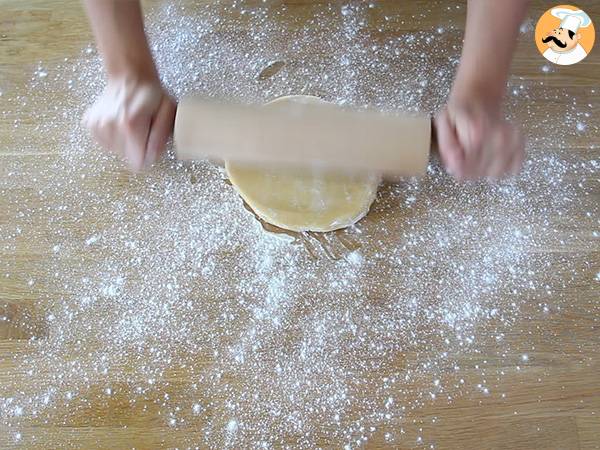 Omena- ja mantelikakku (Tarte normande) - Valmistelu askel 4