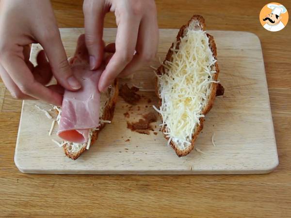 Kinkku-juustocroissantit - Valmistelu askel 2