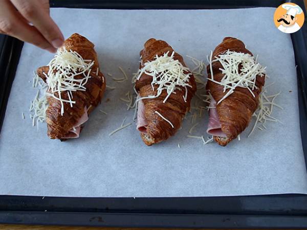 Kinkku-juustocroissantit - Valmistelu askel 3