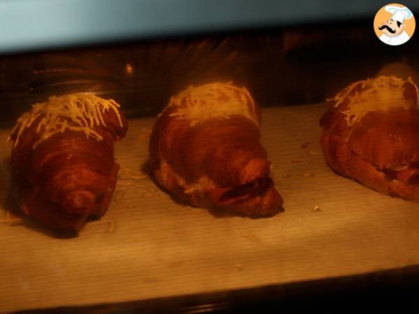 Kinkku-juustocroissantit - Valmistelu askel 4