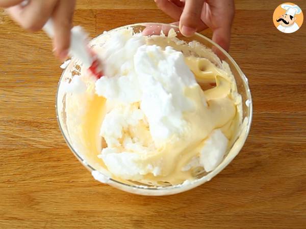 Jäähdytetyt mansikka-tiramisu verrines - Valmistelu askel 2