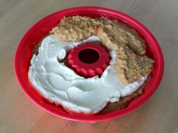 Porkkanakakku juustokakkutäytteellä - Valmistelu askel 7