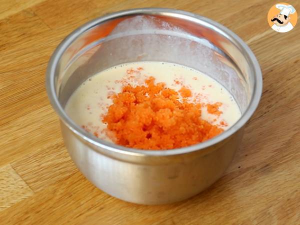 Kevään porkkana quiche - Valmistelu askel 2