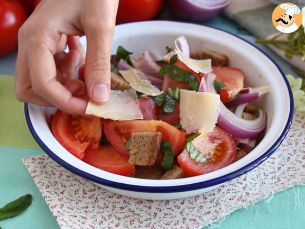 Panzanella-salaatti - Valmistelu askel 3