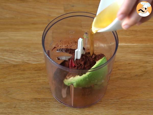 Avokado- ja suklaabrownie ilman voita - laktoositon - Valmistelu askel 4