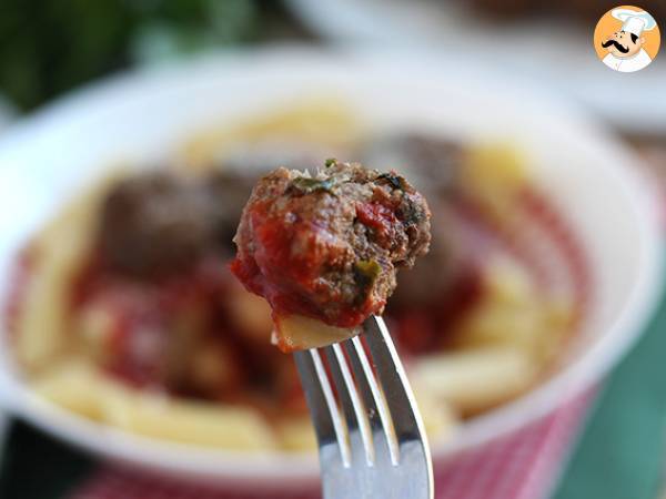 Vasikkaliha ja parmesaanilihapullat - Valmistelu askel 5