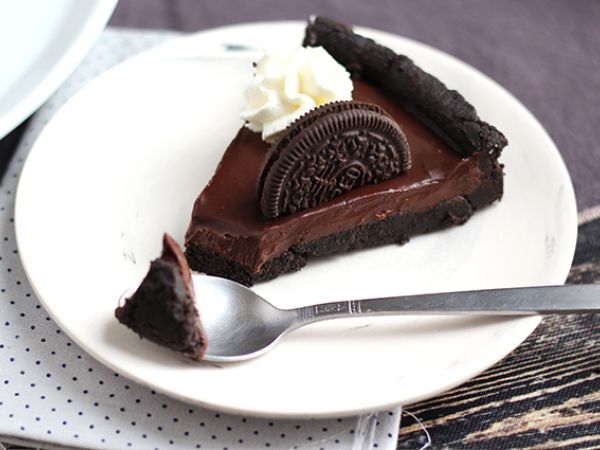 Oreo- ja suklaatorttu - Valmistelu askel 6