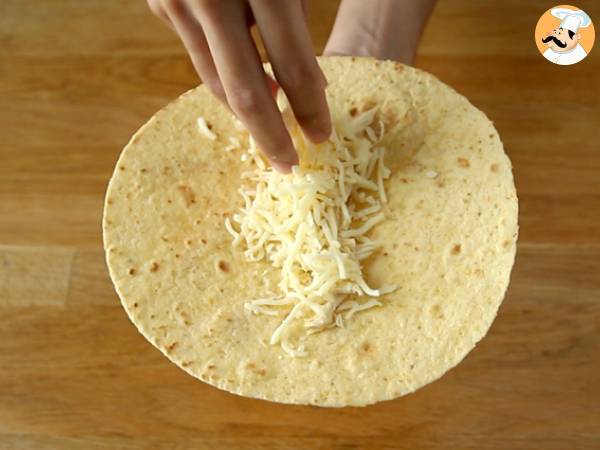 Kanan enchiladat chilikastikkeella - Valmistelu askel 4
