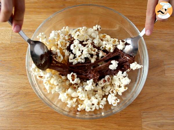 Suklaapopcornit ja vaahtokarkit - Valmistelu askel 5