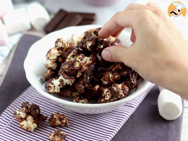 Suklaapopcornit ja vaahtokarkit - Valmistelu askel 7