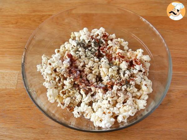 Pizzamaustettu popcorn - Valmistelu askel 4