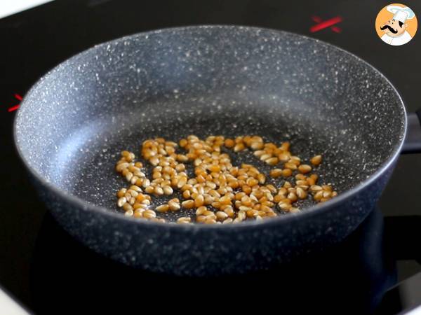 Currypopcornit - Valmistelu askel 1