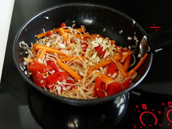 Pad thai tofua varten - Valmistelu askel 5