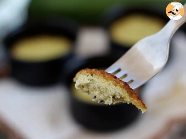 Kesäkurpitsa- ja pesto-flan - gluteenittomia - Valmistelu askel 4