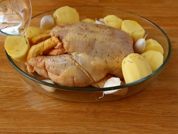 Miten kypsennät kanan uunissa? - Valmistelu askel 3