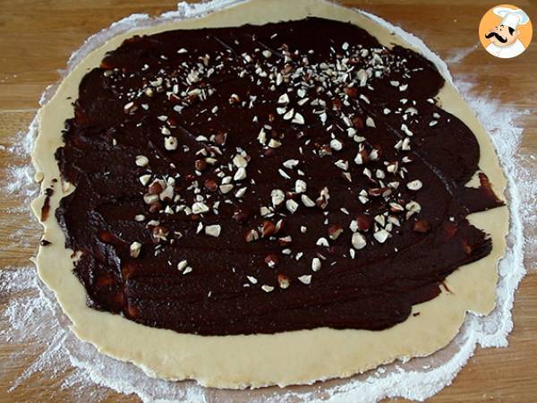 Suklaa- ja hasselpähkinä-babka - Valmistelu askel 5