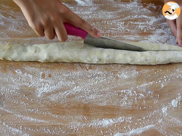 Suklaa- ja hasselpähkinä-babka - Valmistelu askel 6