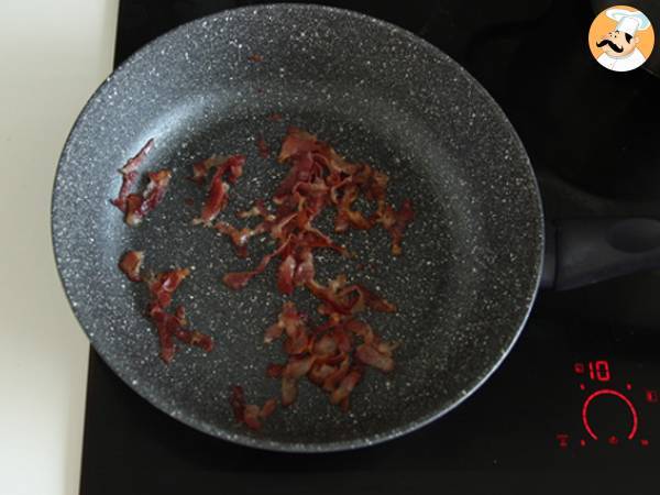 Viikunoiden ja pancettan tagliatelle - Valmistelu askel 1
