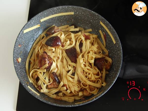Viikunoiden ja pancettan tagliatelle - Valmistelu askel 5