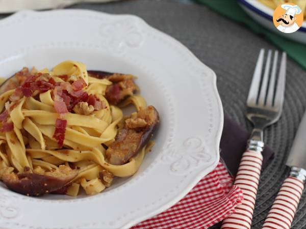 Viikunoiden ja pancettan tagliatelle - Valmistelu askel 6