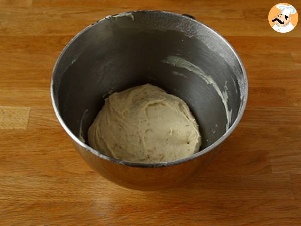 Mozzarellaa ja rosmariinia sisältävät rinkeli - Valmistelu askel 3