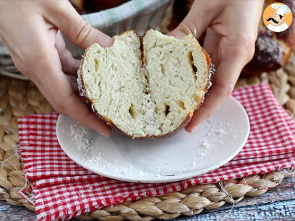 Mozzarellaa ja rosmariinia sisältävät rinkeli - Valmistelu askel 8