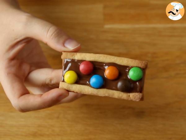 Pikkuleipäkeksejä m&m's:llä - Valmistelu askel 7