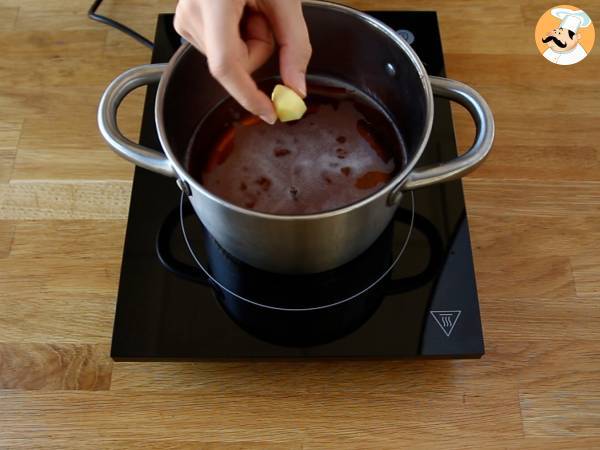 Wassail, joulun maustettu cocktail - Valmistelu askel 2