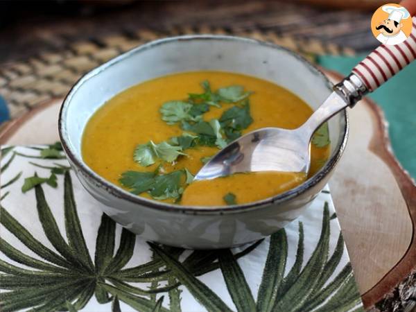 Butternut- ja korallilinssikeitto - Valmistelu askel 4