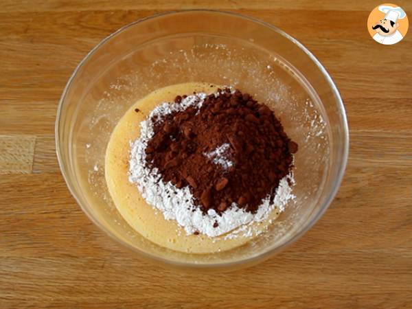 Mikroaaltouunin brownie - Valmistelu askel 2