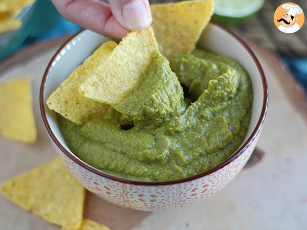 Herneitä ja limettiä sisältävä guacamole - Valmistelu askel 3