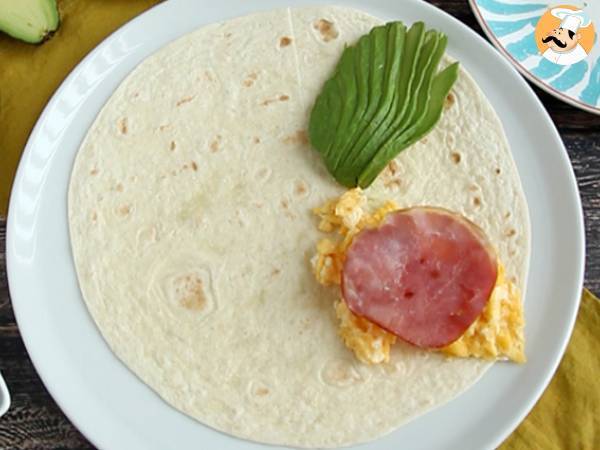 Brunssityylinen paahdettu wrap - Tortilla Wrap Hack - Valmistelu askel 2