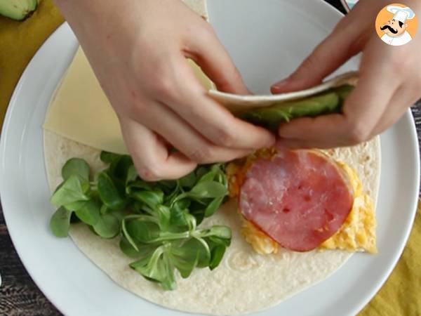 Brunssityylinen paahdettu wrap - Tortilla Wrap Hack - Valmistelu askel 4
