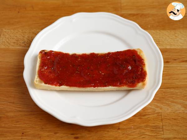 Chorizo ja Emmental Panini - Valmistelu askel 1