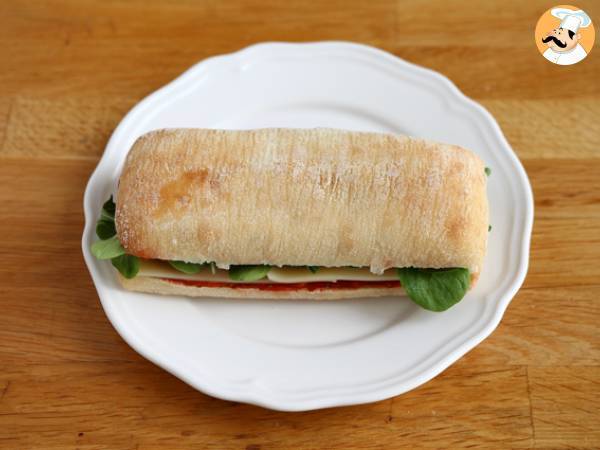 Chorizo ja Emmental Panini - Valmistelu askel 4