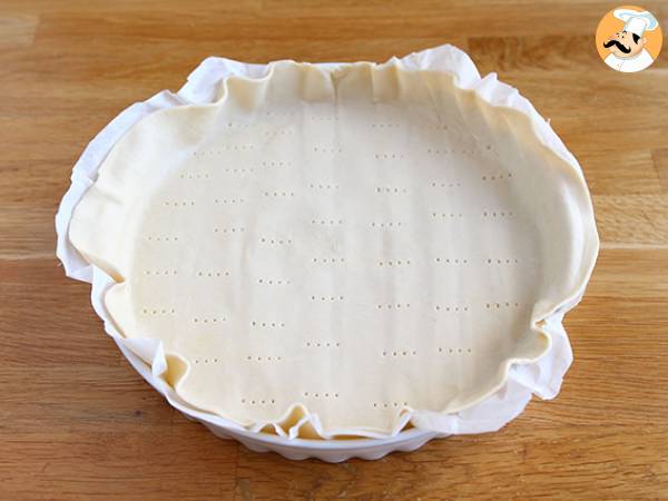 Vähärasvainen quiche kinkulla, juustolla ja jogurtilla! - Valmistelu askel 2