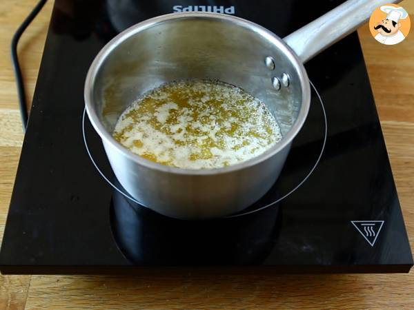 Kotitekoinen mantelikakku - Valmistelu askel 1