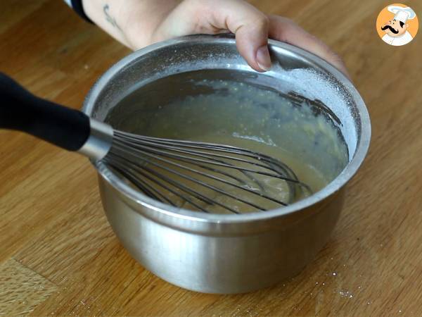 Vadelma Financiers, helppo ja yksityiskohtainen resepti - Valmistelu askel 3