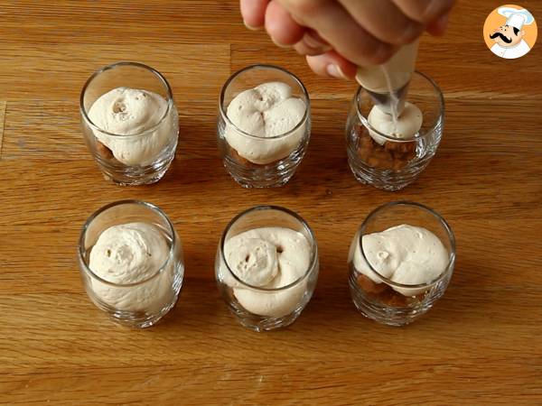 Spekuloos-mousse-lasit - Valmistelu askel 4