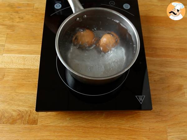 Brunssin tyyppinen croissant-sandwich - Valmistelu askel 1