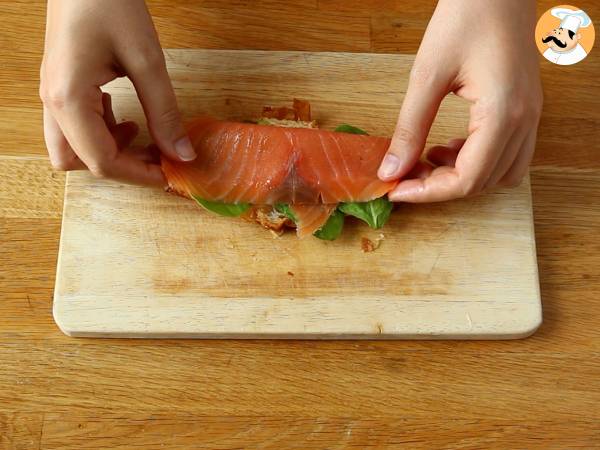 Brunssin tyyppinen croissant-sandwich - Valmistelu askel 3