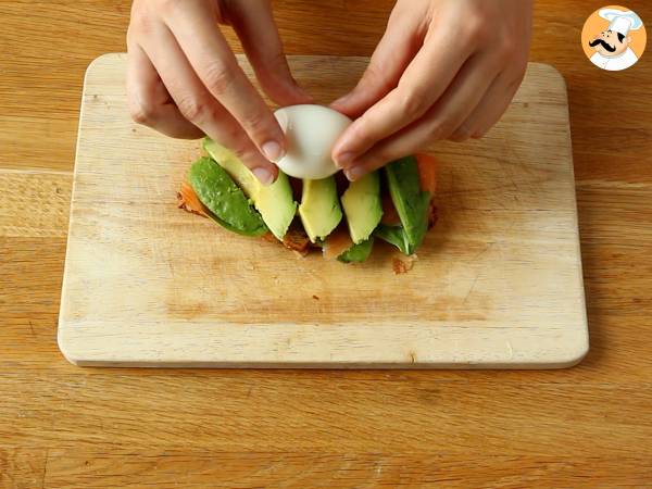 Brunssin tyyppinen croissant-sandwich - Valmistelu askel 4