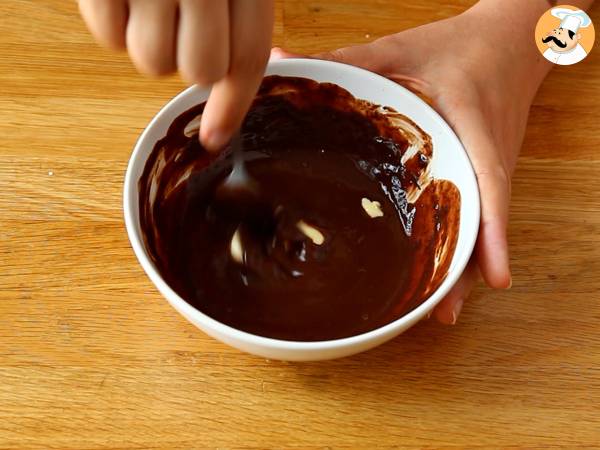 Suklaatiikerileivonnaiset - rapea ganache - Valmistelu askel 7