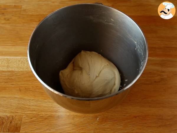 Brioche lumihiutale levitteellä - Valmistelu askel 4
