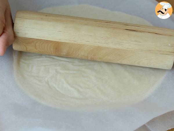 Brioche lumihiutale levitteellä - Valmistelu askel 6