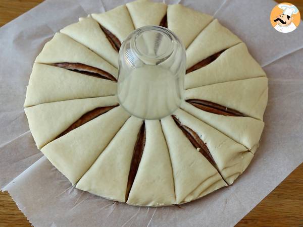 Brioche lumihiutale levitteellä - Valmistelu askel 9