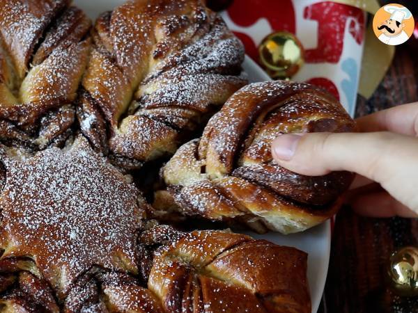Brioche lumihiutale levitteellä - Valmistelu askel 14